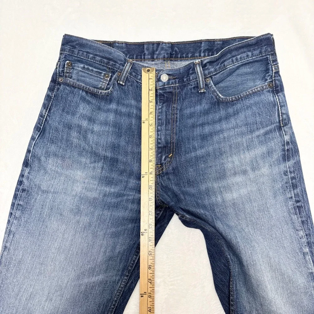 Retro Levis 514 Medium Wash Straight Leg Denim 38x30 Normcore Basic Actual 37x29